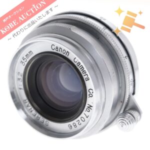 Canon キャノン カメラレンズ SERENAR 35mm F3.2 No.70286 一眼レフカメラ レンズキャップ付き
