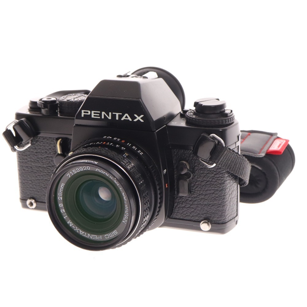 ペンタックス フィルムカメラ ILX レンズ smc PENTAX-M 1:2.8 28mm 一眼レフカメラ ケース付き