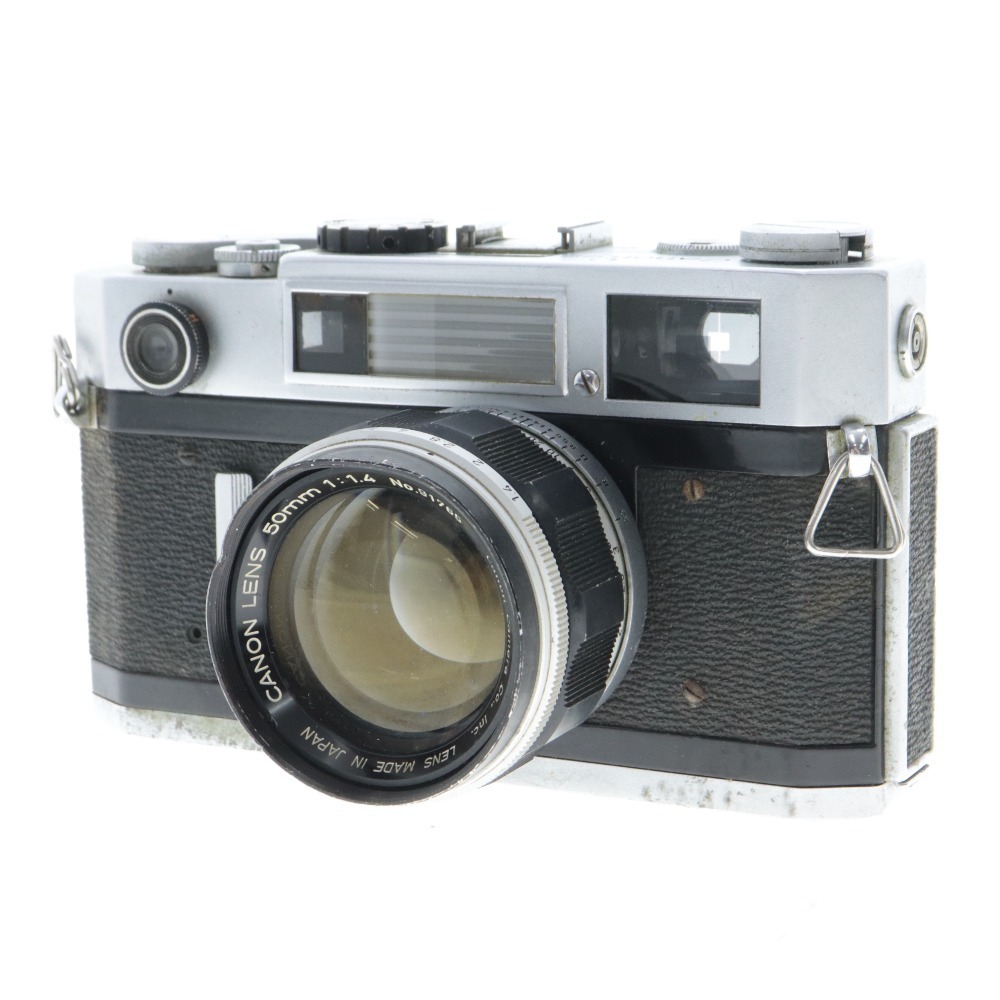 キャノン フィルムカメラ 7S CANON LENS 50mm 1:1.4 レンジファインダー ケース付き