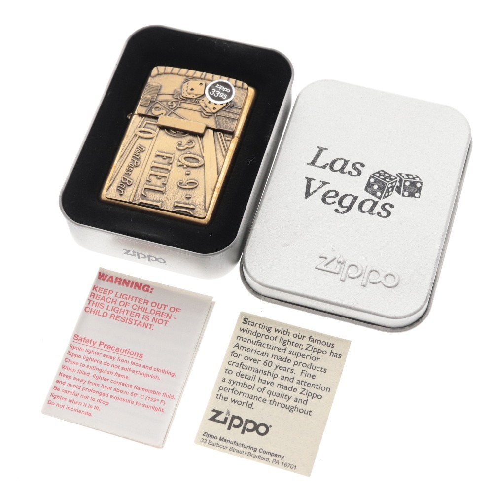 Zippo ジッポ ジッポー トリック カジノゲーム ラスベガス限定 立体デザイン 喫煙具