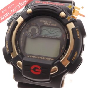 カシオ G-SHOCK 腕時計 DW8600 フィッシャーマン クォーツ デジタル メンズ ブラック ゴールド 箱付き 未使用