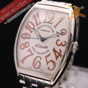 フランクミュラー 腕時計 カサブランカ 2002年ジャイアンツ優勝記念モデル 6850CASA 自動巻き 文字盤ホワイト ケース付き