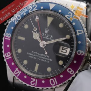 ロレックス 腕時計 GMマスター 1675 オイスターパーペチュアル 自動巻き メンズ 文字盤ブラック 動作品