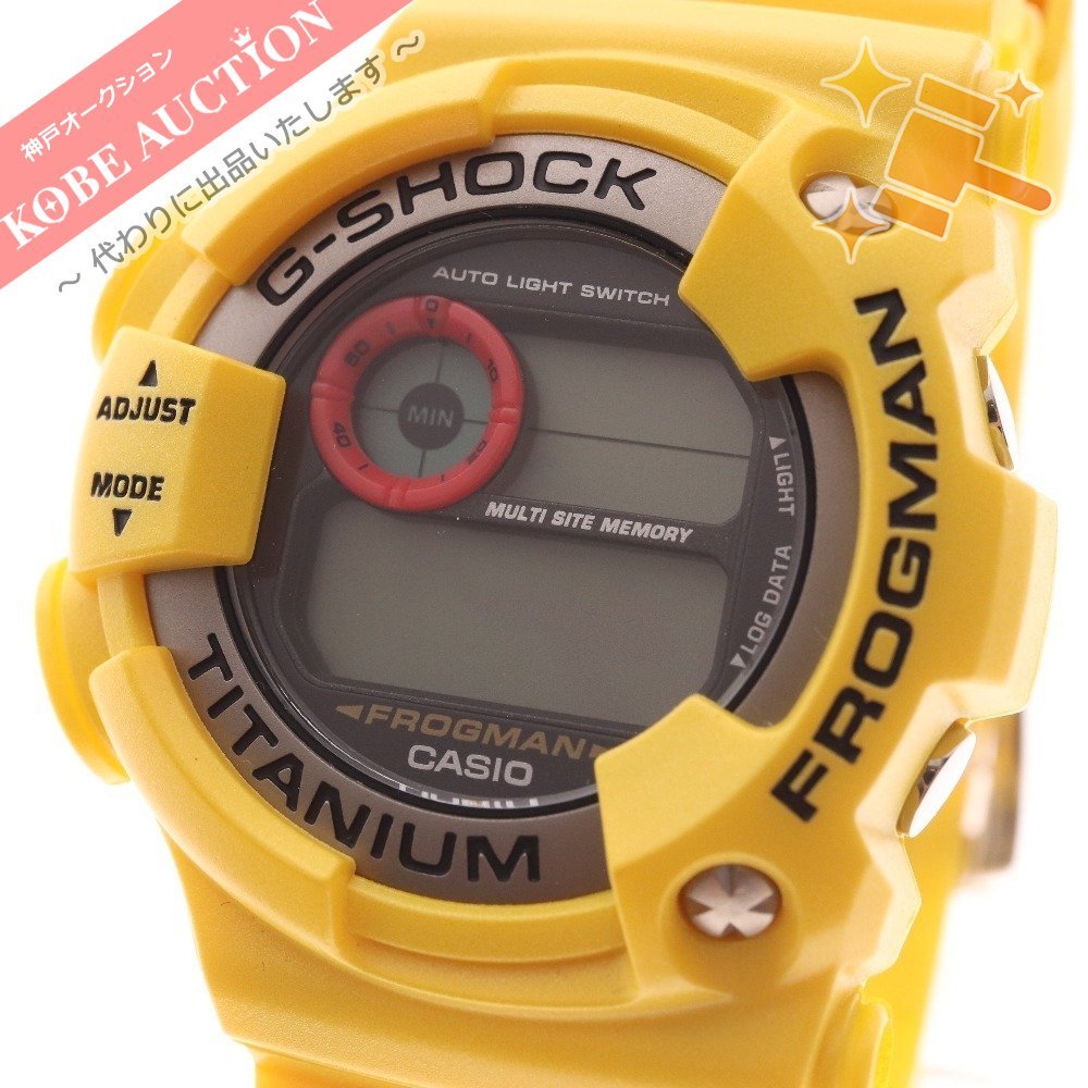 カシオ Gショック 腕時計 フロッグマン DW-9900 クォーツ メンズ イエロー 箱付き 未使用