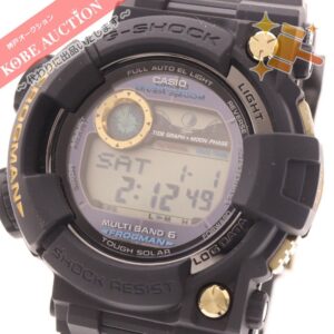 カシオ 腕時計 Gショック フロッグマンGWF-1000G 黒金蛙 ソーラー電波 メンズ ブラック 箱付き 未使用