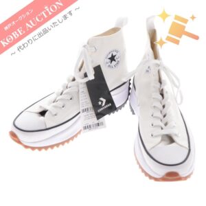 コンバース スニーカー ランスター ハイク メンズ 26cm ホワイト 付属品付き