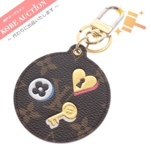 ルイヴィトン バッグチャームM67436 ラブロック レディース ブラウン付属品付き