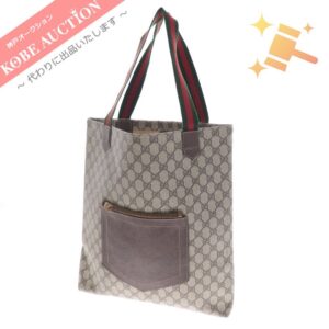 グッチ トートバッグ シェリーライン オールドグッチ レディース ベージュ