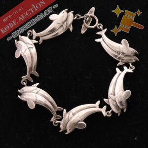 ジョージジェンセン ブレスレット ドルフィン 925S 129 約28.6g シルバー