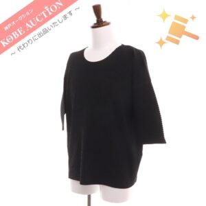 オムプリッセ イッセイミヤケ 半袖 Tシャツ プリーツ メンズ 3 ブラック