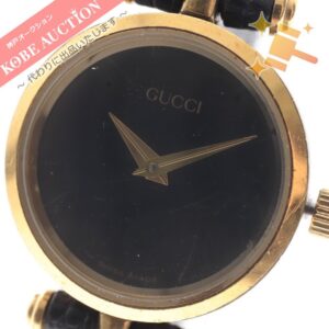 グッチ 腕時計 シェリーライン クオーツ 約12g レディース ブラック