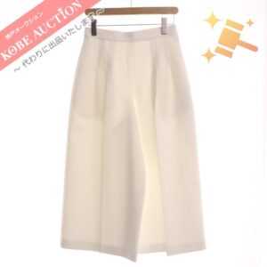 フォクシーニューヨーク ワイドパンツ レディース 40 ホワイト 未使用