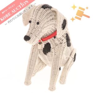 ケイトスペード カゴバッグ バスケット ドッグ モチーフ 犬 レディース ホワイト