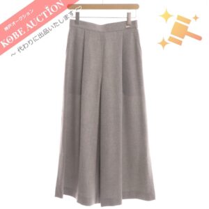 フォクシーニューヨーク ワイドパンツ ボトムス レディース 40 グレー