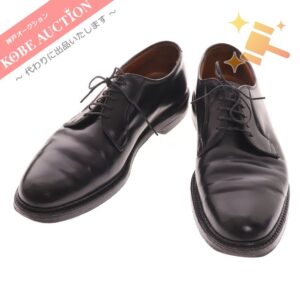 オールデン ビジネスシューズ プレーントゥ コードバン メンズ 9 ブラック 箱付き