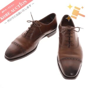 エドワードグリーン ビジネスシューズ メンズ 8 1/2 ブラウン 保管袋付き
