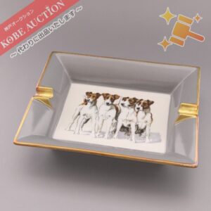 エルメス アッシュトレイ 犬 灰皿 小物入れ アンティーク 箱付き 未使用