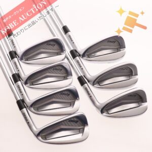 ピン i210 アイアン 5~9 PW UW 7本セット AWT 2.0 LITE S ブラック ゴルフ