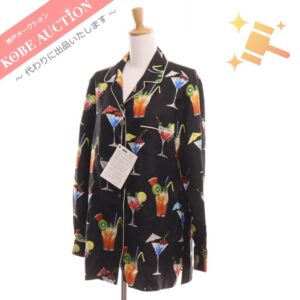 ドルチェ＆ガッバーナ シャツ カクテル シルク レディース 42 ブラック 未使用