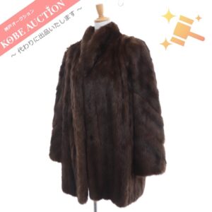 エキシマーレ ファーコート ハーフ ロシアンセーブル レディース 11 ブラウン
